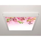 Gök Panel 60X60 LED Panel Aydınlatma Armatür Avize Sıva Üstü Desenli Tekli 46510660SU - 6500K - Beyaz