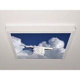 Gök Panel 60X60 LED Panel Aydınlatma Armatür Avize Sıva Üstü Desenli Tekli 46510662SU - 6500K - Beyaz