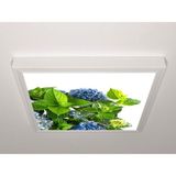 Gök Panel 60X60 LED Panel Aydınlatma Armatür Avize Sıva Üstü Desenli Tekli 46510708SU - 6500K - Beyaz
