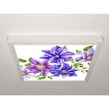 Gök Panel 60X60 LED Panel Aydınlatma Armatür Avize Sıva Üstü Desenli Tekli 46510709SU - 6500K - Beyaz