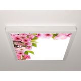 Gök Panel 60X60 LED Panel Aydınlatma Armatür Avize Sıva Üstü Desenli Tekli 46510717SU - 6500K - Beyaz