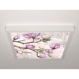 Gök Panel 60X60 LED Panel Aydınlatma Armatür Avize Sıva Üstü Desenli Tekli 46510723SU - 6500K - Beyaz