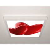 Gök Panel 60X60 LED Panel Aydınlatma Armatür Avize Sıva Üstü Desenli Tekli 46510737SU - 6500K - Beyaz