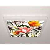 Gök Panel 60X60 LED Panel Aydınlatma Armatür Avize Sıva Üstü Desenli Tekli 46510749SU - 6500K - Beyaz