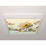 Gök Panel 60X60 LED Panel Aydınlatma Armatür Avize Sıva Üstü Desenli Tekli 46510793SU - 6500K - Beyaz