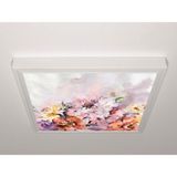 Gök Panel 60X60 LED Panel Aydınlatma Armatür Avize Sıva Üstü Desenli Tekli 46510832SU - 6500K - Beyaz