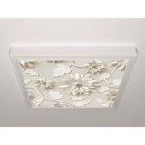 Gök Panel 60X60 LED Panel Aydınlatma Armatür Avize Sıva Üstü Desenli Tekli 46510878SU - 6500K - Beyaz