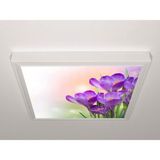 Gök Panel 60X60 LED Panel Aydınlatma Armatür Avize Sıva Üstü Desenli Tekli 46511127SU - 6500K - Beyaz