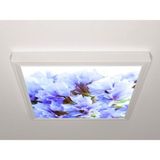 Gök Panel 60X60 LED Panel Aydınlatma Armatür Avize Sıva Üstü Desenli Tekli 46511129SU - 6500K - Beyaz