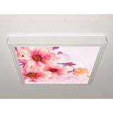 Gök Panel 60X60 LED Panel Aydınlatma Armatür Avize Sıva Üstü Desenli Tekli 46511132SU - 6500K - Beyaz