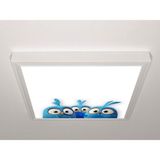 Gök Panel 60X60 LED Panel Aydınlatma Armatür Avize Sıva Üstü Desenli Tekli 46511204SU - 6500K - Beyaz