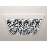 Gök Panel 60X60 LED Panel Aydınlatma Armatür Avize Sıva Üstü Desenli Tekli 46511229SU - 6500K - Beyaz