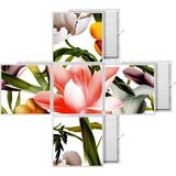 Gök Panel 60X60 LED Panel Aydınlatma Desenli 3x3 5 Li Grup Özel Seri 46511457SA - 6400K - Beyaz