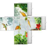 Gök Panel 60X60 LED Panel Aydınlatma Desenli 3x3 5 Li Grup Özel Seri 46511462SA - 6400K - Beyaz