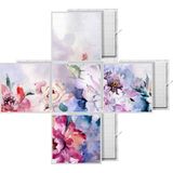 Gök Panel 60X60 LED Panel Aydınlatma Desenli 3x3 5 Li Grup Özel Seri 46511467SA - 6400K - Beyaz