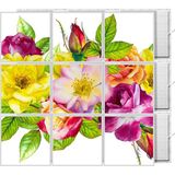 Gök Panel 60X60 LED Panel Aydınlatma Desenli 3x3 9 Lu Grup 46510234SA - 6400K - Beyaz