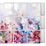Gök Panel 60X60 LED Panel Aydınlatma Desenli 3x3 9 Lu Grup 46510850SA - 6400K - Beyaz