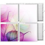 Gök Panel 60X60 LED Panel Sıva Altı Desenli 2x2 Dörtlü Grup 46510031SA - 6500K - Beyaz
