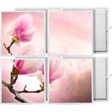 Gök Panel 60X60 LED Panel Sıva Altı Desenli 2x2 Dörtlü Grup 46510073SA - 6500K - Beyaz