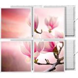 Gök Panel 60X60 LED Panel Sıva Altı Desenli 2x2 Dörtlü Grup 46510087SA - 6500K - Beyaz