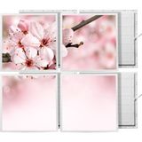Gök Panel 60X60 LED Panel Sıva Altı Desenli 2x2 Dörtlü Grup 46510096SA - 6500K - Beyaz