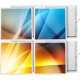 Gök Panel 60X60 LED Panel Sıva Altı Desenli 2x2 Dörtlü Grup 46510110SA - 6500K - Beyaz