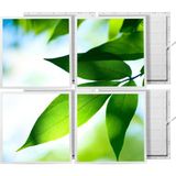 Gök Panel 60X60 LED Panel Sıva Altı Desenli 2x2 Dörtlü Grup 46510153SA - 6500K - Beyaz