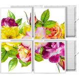 Gök Panel 60X60 LED Panel Sıva Altı Desenli 2x2 Dörtlü Grup 46510231SA - 6500K - Beyaz