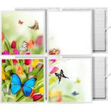 Gök Panel 60X60 LED Panel Sıva Altı Desenli 2x2 Dörtlü Grup 46510238SA - 6500K - Beyaz