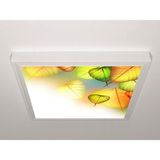 Gök Panel 60X60 LED Panel Sıva Üstü Desenli Tekli 46510003SU - 6500K - Beyaz