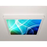 Gök Panel 60X60 LED Panel Sıva Üstü Desenli Tekli 46510015SU - 6500K - Beyaz