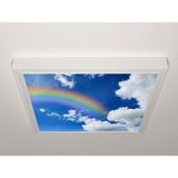 Gök Panel 60X60 LED Panel Sıva Üstü Desenli Tekli 46510943SU - 6500K - Beyaz