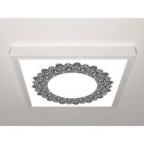 Gök Panel 60X60 LED Panel Sıva Üstü Desenli Tekli 46511040SU - 6500K - Beyaz