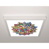 Gök Panel 60X60 LED Panel Sıva Üstü Desenli Tekli 46511049SU - 6500K - Beyaz