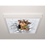 Gök Panel 60X60 LED Panel Sıva Üstü Desenli Tekli 46511097SU - 6500K - Beyaz