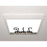 Gök Panel 60X60 LED Panel Sıva Üstü Desenli Tekli 46511192SU - 6500K - Beyaz