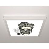 Gök Panel 60X60 LED Panel Sıva Üstü Desenli Tekli 46511202SU - 6500K - Beyaz