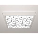 Gök Panel 60X60 LED Panel Sıva Üstü Desenli Tekli 46511218SU - 6500K - Beyaz