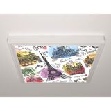 Gök Panel 60X60 LED Panel Sıva Üstü Desenli Tekli 46511236SU - 6500K - Beyaz