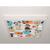 Gök Panel 60X60 LED Panel Sıva Üstü Desenli Tekli 46511238SU - 6500K - Beyaz