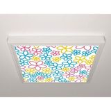 Gök Panel 60X60 LED Panel Sıva Üstü Desenli Tekli 46511241SU - 6500K - Beyaz