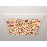 Gök Panel 60X60 LED Panel Sıva Üstü Desenli Tekli 46511245SU - 6500K - Beyaz