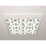 Gök Panel 60X60 LED Panel Sıva Üstü Desenli Tekli 46511267SU - 6500K - Beyaz