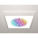 Gök Panel 60X60 LED Panel Sıva Üstü Desenli Tekli 46511268SU - 6500K - Beyaz