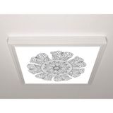 Gök Panel 60X60 LED Panel Sıva Üstü Desenli Tekli 46511272SU - 6500K - Beyaz