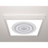 Gök Panel 60X60 LED Panel Sıva Üstü Desenli Tekli 46511280SU - 6500K - Beyaz