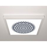 Gök Panel 60X60 LED Panel Sıva Üstü Desenli Tekli 46511286SU - 6500K - Beyaz