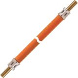 GOK PS8(RST8)-PS8(RST8) 80cm Bakır Boru Bağlantılı 10 Bar Tekne Gaz Hortumu