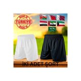 Gök Sports 2 Adet Futbol Şortu Spor Şortu Halı Saha Futbol Şortu Antrenman Şortu Fitness Şortu Havuz Şortu