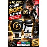 Gök Sports GK DEGAJ Çocuk Boks Kicboks Muay Thai Eldiveni 4-6-8 Oz Junior Kidz Boks Eldiveni
